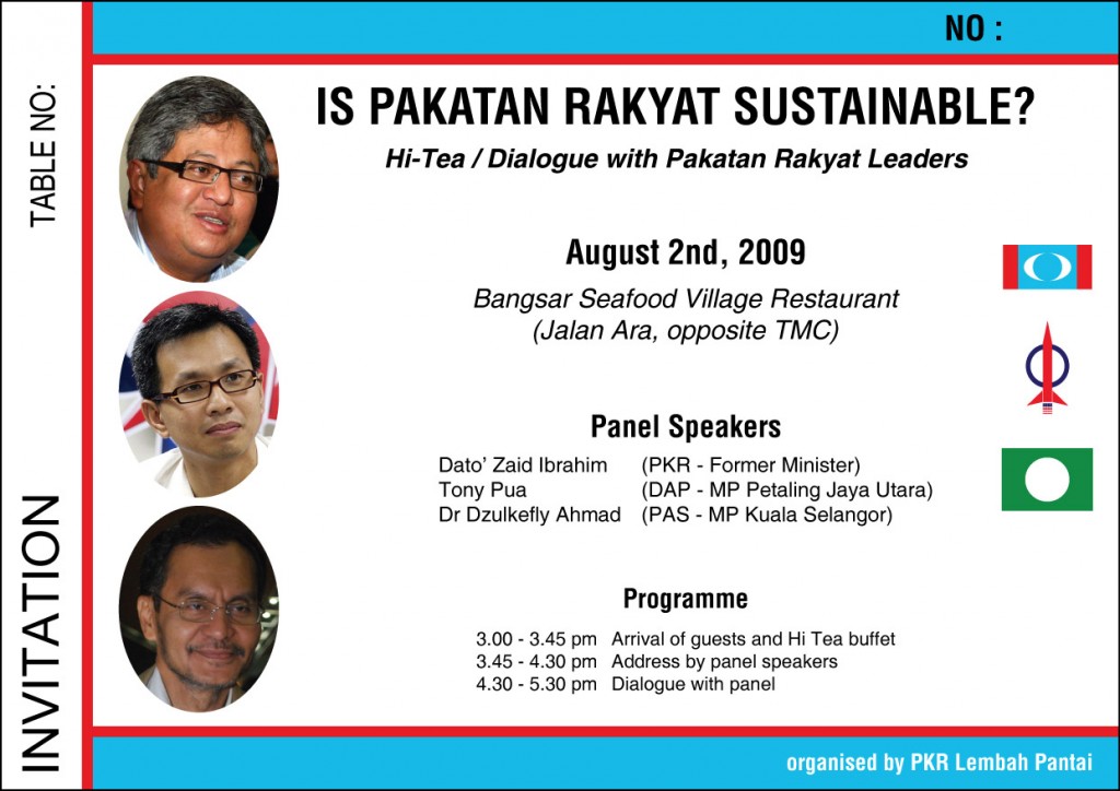 Is Pakatan Sustainable